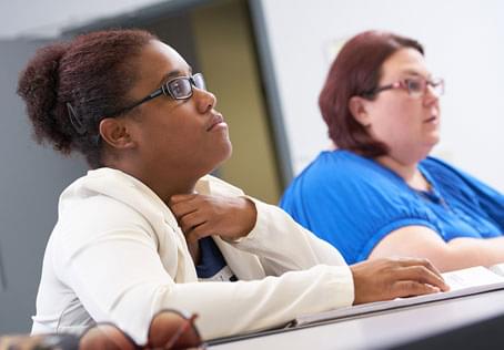 students in class