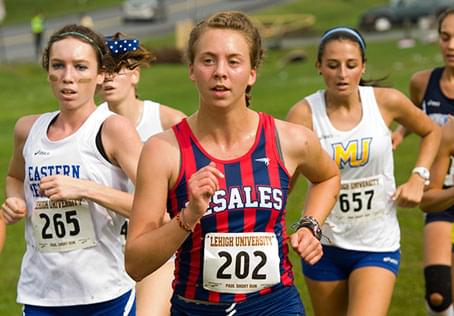 students running track