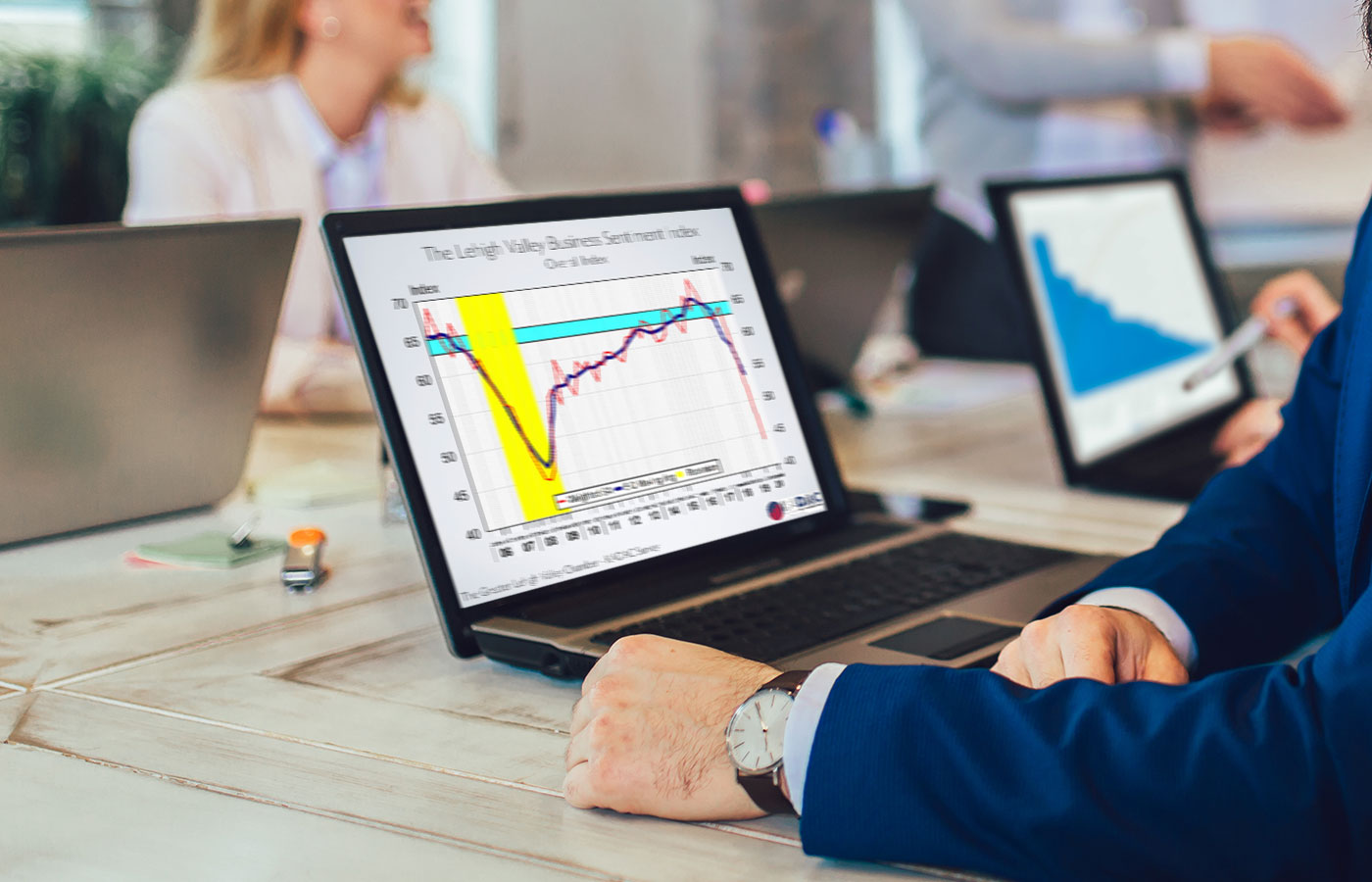 Lehigh Valley BSI chart for April 2020