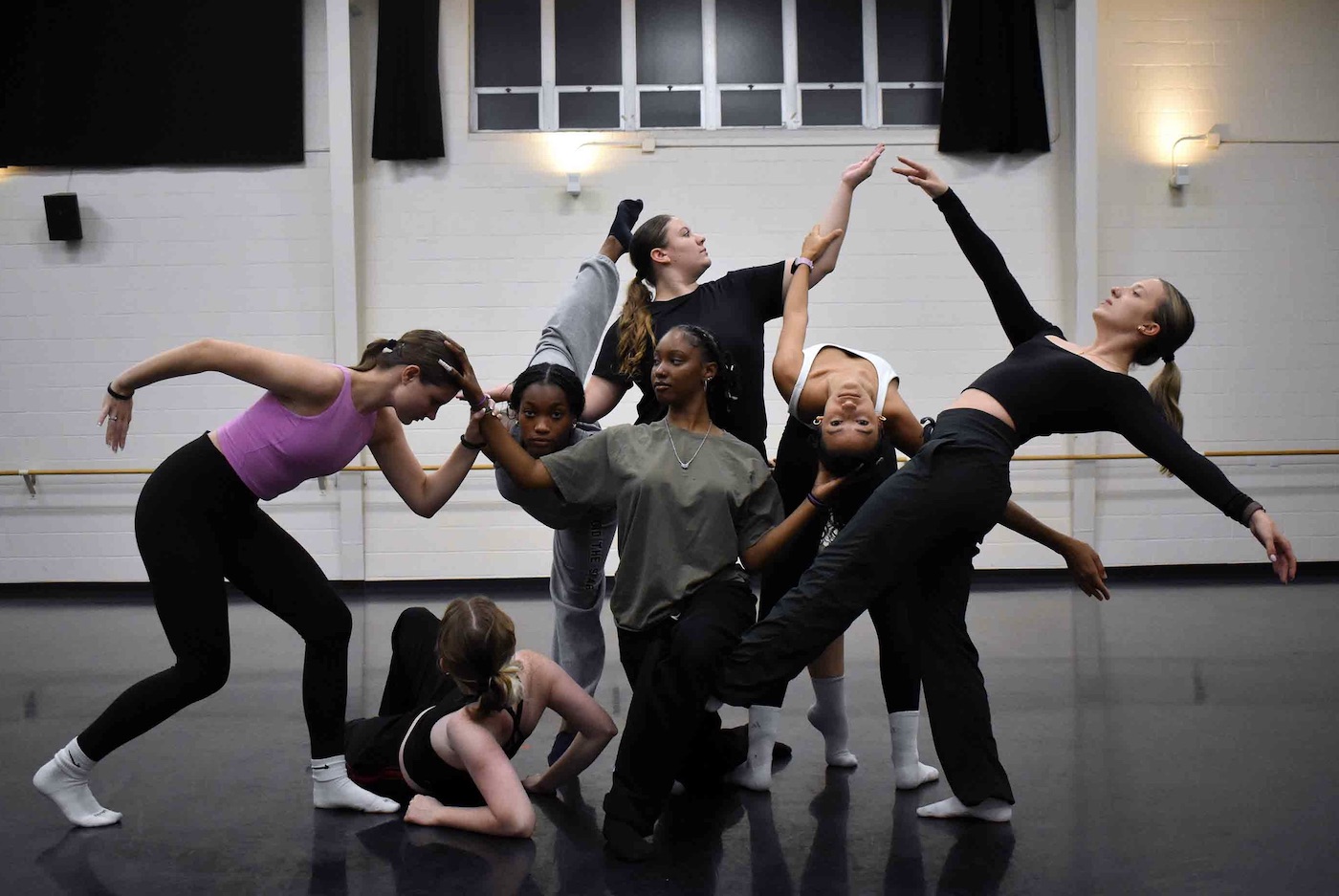 Dance students in Emerging Choreographers Concert