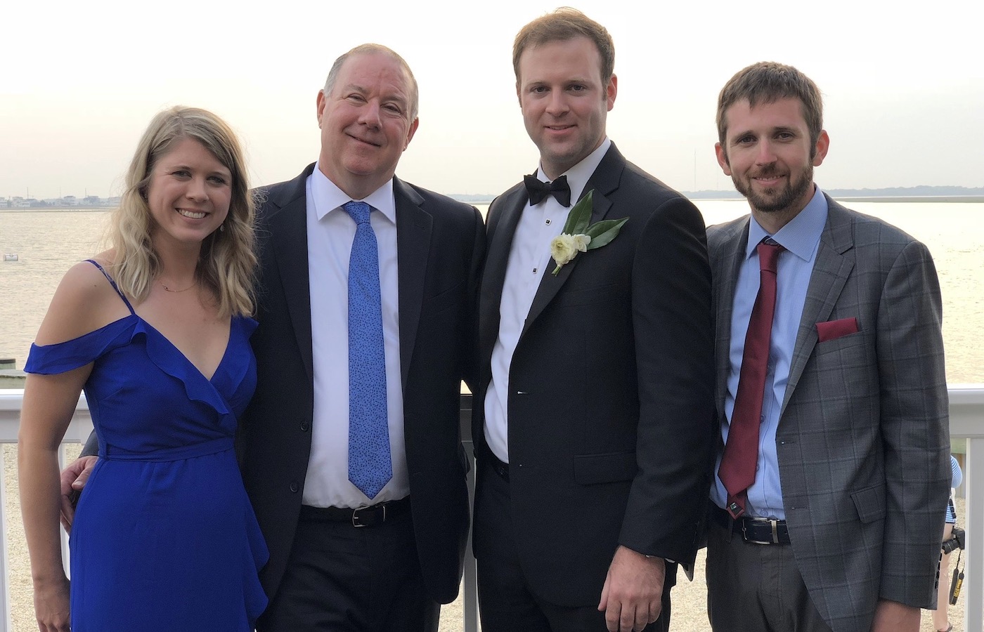 Frank Cassidy Jr with his daughter and sons