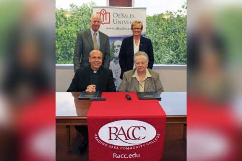 racc-and-desales-sign-partnership-agreement